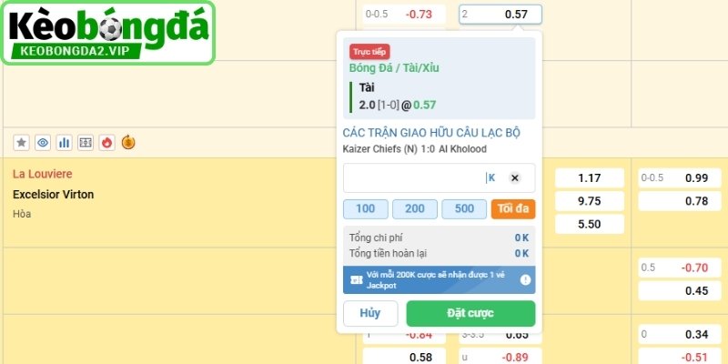 Mốc cược 2.0 được nhiều người chọn 